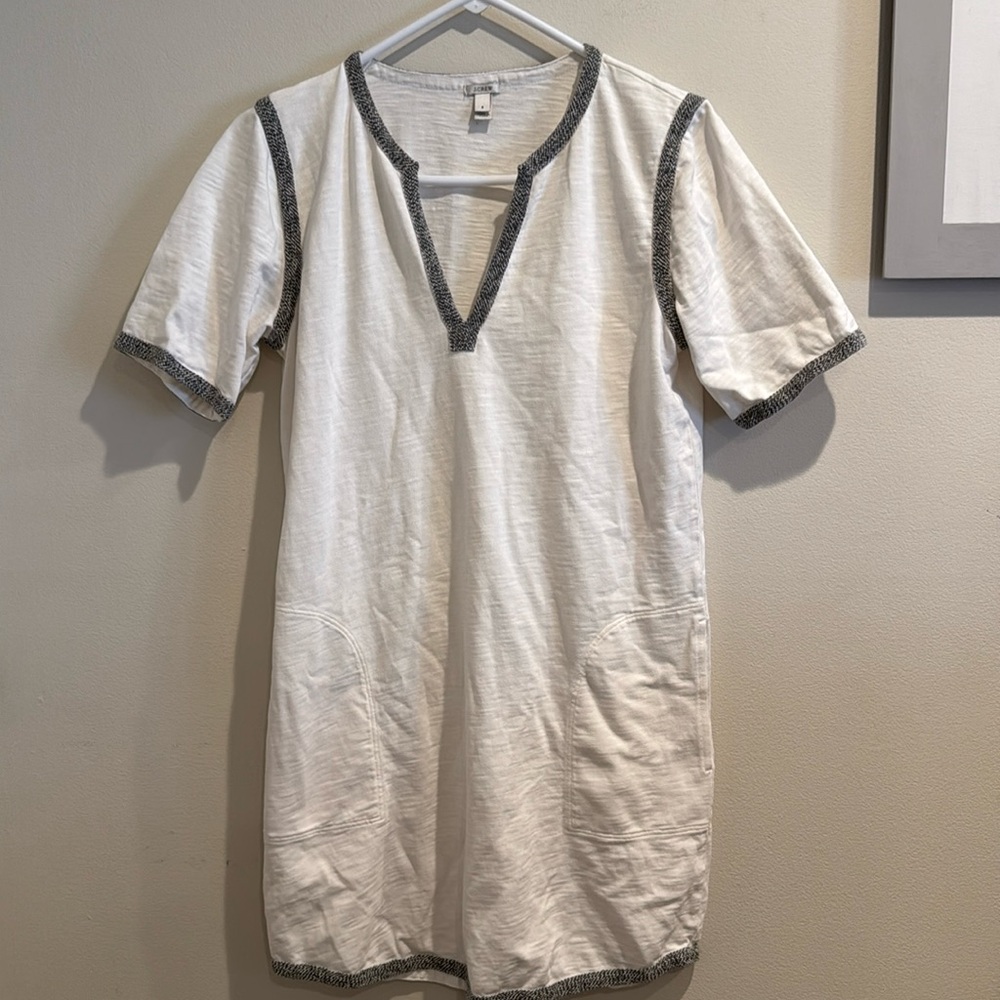 J crew small white tunic